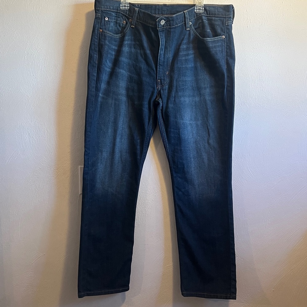 Levi's 514 Dark Blue Denim Jeans size 40Wx32L